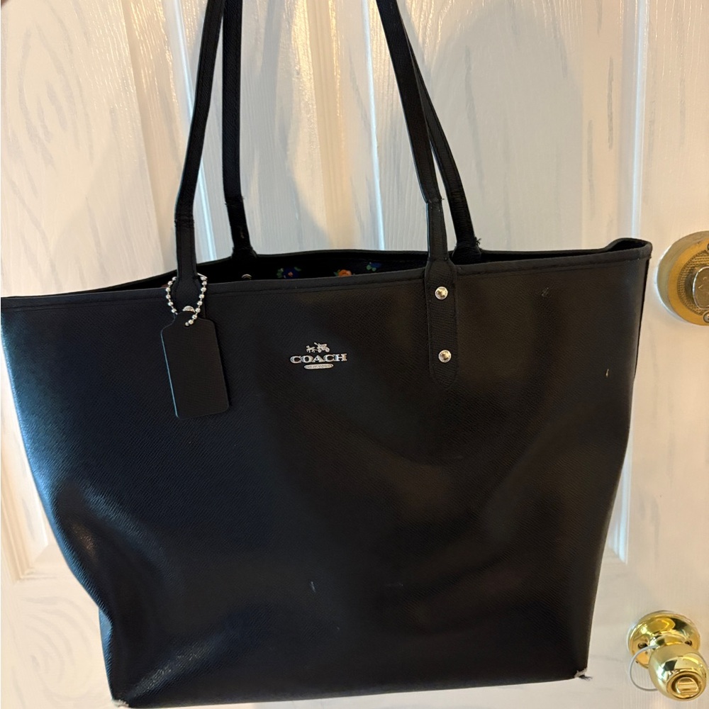 Coach Black Tote Bag